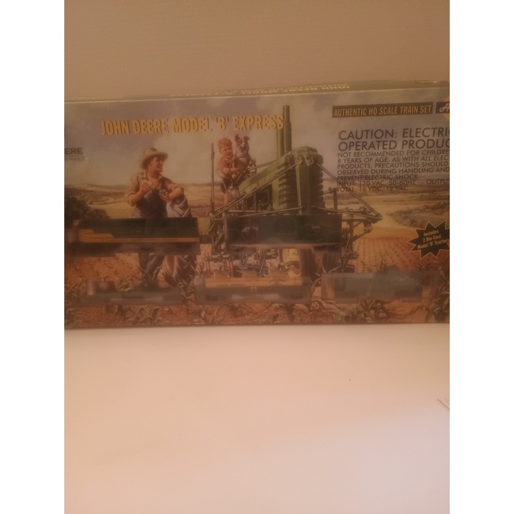 Athearn John Deere Model B Express Ho Scale Train Set 2 Model B Die Cast Tractor
